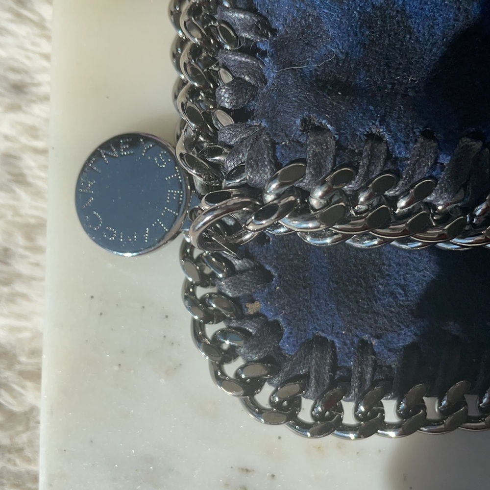 Stella McCarthy Falabella blue animal print Clutch - Picture 4 of 11
